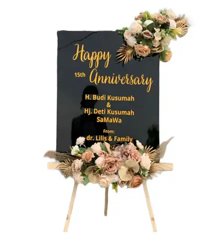 Papan Bunga Akrilik Getas