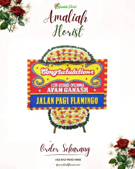 Sewa Papan Bunga Getas