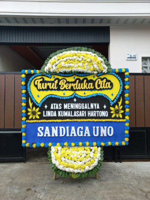 Papan Bunga Duka di Getas